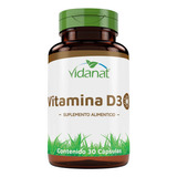Vitamina D3 Vidanat 30 Cápsulas