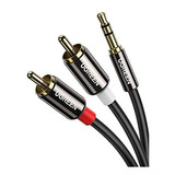 3 5 Mm A 2rca Adaptador De Audio De Cable Masculino Rca...