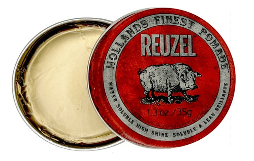 Pomada Red Reuzel 113g Cera Capilar Barberia Barbero