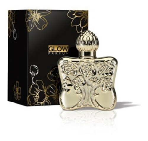 Perfume Glow Café Negro Flores Blancas Y Vainilla