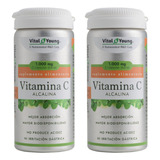 Vitamina C Alcalina No Produce Acidez Estomacal 1000mg 2 Cáp