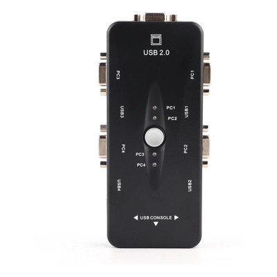 Adaptador Usb De 4 Puertos 2.0 For Monitor Kvm Vga\u002Fsvga | Meses sin interés