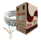150 Mt Cable Utp Xcase C5016dofo Cat 5e De 8 Hilos Forro Blanco 0.40mm