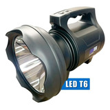 Lanterna Holofote Alta Potencia Led T6 50w Alcance 1000metro Luz Branco