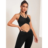 Conjunto Mujer Calza Frunce Levanta Cola Suplex+ Top Frunce 