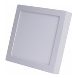 Luminária Painel Plafon Led Sobrepor 22x22 20w 3000k Cor Branco 110v/220v