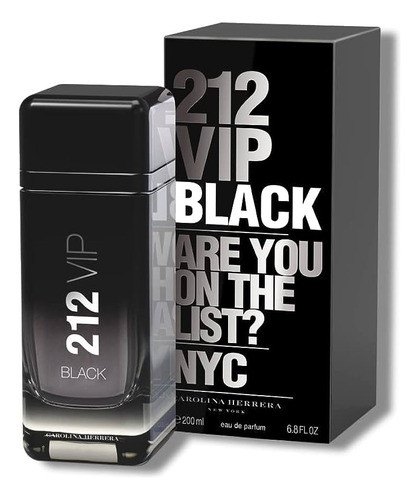 Carolina Herrera 212 Vip Black Edp 200ml Premium