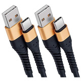 Cable Usb Tipo C De 9.8 Ft, Extra Largo, 2 Unidades De 9.8 F