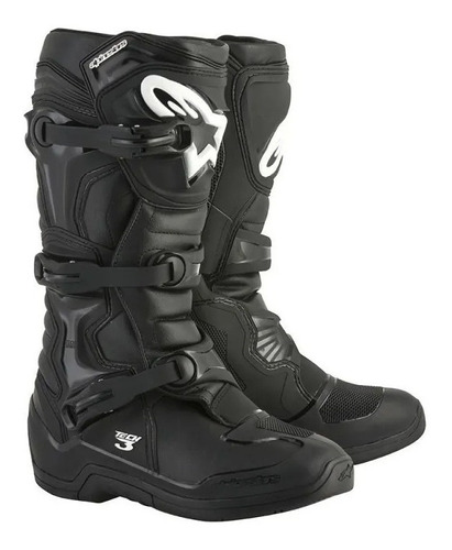 Bota Motocross Enduro Mx Utv Tech 3 Black Alpinestars 999m