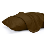 Fundas De Almohada Queen Paquete De 2 Resistentes Cafe