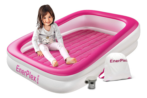 Enerplex Cama De Viaje Inflable Para Ninos Con Bomba De Alta