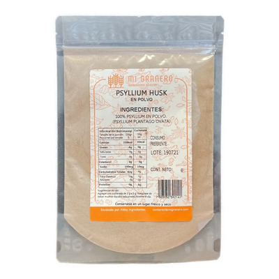 Psyllium Husk Plantago en polvo molido 500 G | MercadoLibre