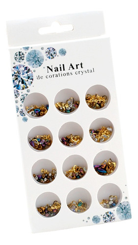 Set Cristales Varios Para Nail Art- Cherimoya