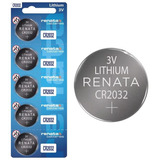 Pilas Baterias Renata Cr2032 Blister De 5 Pilas 3v.  260 Mah Pila Calidad Premium