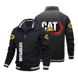 Chaqueta De Moto A La Moda, Chaqueta Vintage Cat Para Hombre