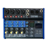 Consola Mixer De 6 Canales Con Mp3, Rec Effect Audiofer