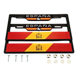 Porta Placas España Camioneta Camion Auto Cubre Pijas Kit