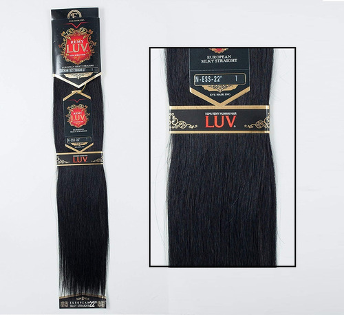 Extension Luv Remy 100% Humano Remy 22 PLG 1.5mts Basicos