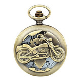 Reloj Bolsillo Vintage Moto Harley Tureloj