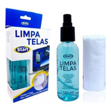 Limpador Para Telas C/120ml + Pano Microfibra Start Quimica