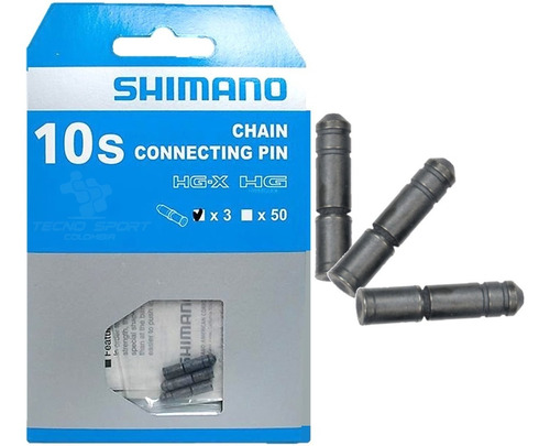 Pin Conector Cadena Shimano 10 Velocidades Bicicleta 3 Pzs 