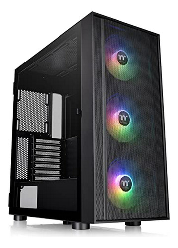 Chasis Thermaltake H570 Tg Argb Negro Con 3 Ventiladores Fro