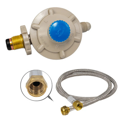 Regulador De Gas Lp 1 Via Para Estufas Y Manguera 2 Mt 3\u002F8 | MercadoLibre