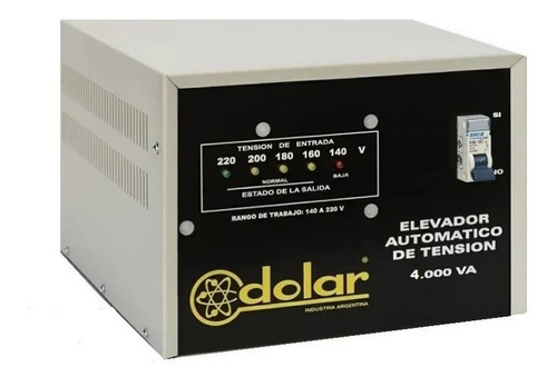 Elevador Tension Automatico 4000 Va 140v / 220v Marca Dolar