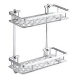 Estante Organizador Repisa De Baño Aluminio Ducha 