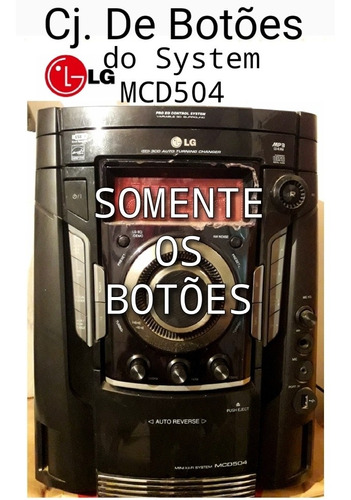 Conjunto De Botões Do System LG Mcd504