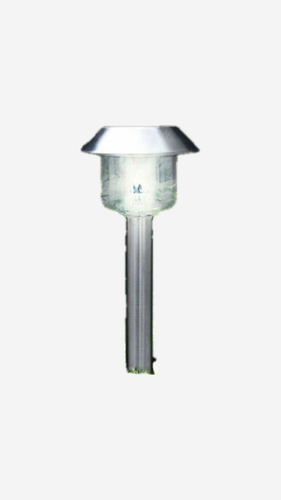 Pack X2 Farol Solar Led Jardín Estaca Acero Inox. Premium