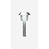 Pack X2 Farol Solar Led Jardín Estaca Acero Inox. Premium