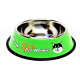 Comedero Bebedero Acero Inox Antivuelco Gato, Perro 22cm