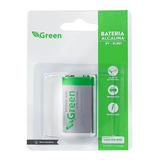 Bateria Green 6lr61/9v Alcalina 9v