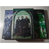 Lote De 3 Dvds Matrix Keanu Reeves 