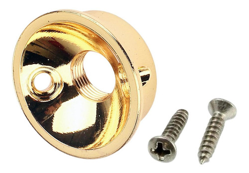 Electrosocket Jack Placa Estilo T Pulido 3 Colores Oro