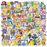 100 Pokemon Stickers Impermeables Pegatinas Pvc Calcomanías