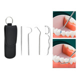 Kit De 4 Herramientas Preparadas Para Cuidado Dental