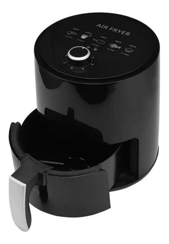 Freidora De Aire Sin Aceite 3.2 Litros 1200w Air Fryer Color Negro