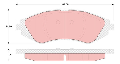 Pastilla Freno Delantera Chevrolet Aveo Lt  Foto 4