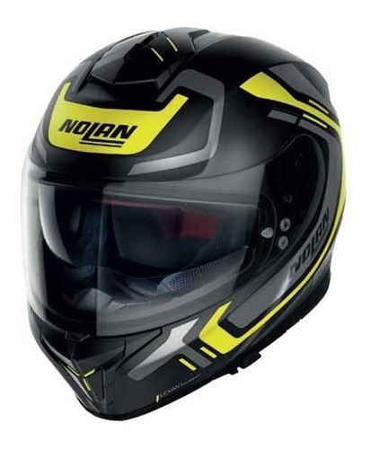 Casco Integral Nolan N80-8 Ally Ncom 040 Negro Amarillo Bamp