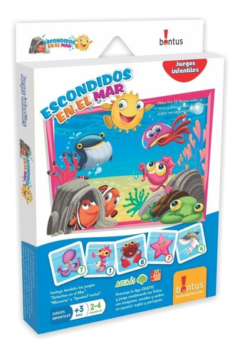 Juego De Mesa Bontus Bingo Detective Escondidos Genio Lelab