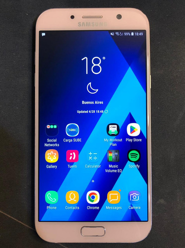 Samsung Galaxy A7 (2017) Dual Sim 32 Gb Color Rosa 3 Gb Ram