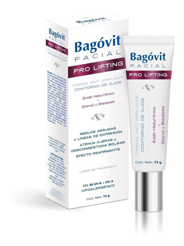 Bagovit Facial Pro Lifting Contorno De Ojos X 15gr