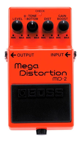Boss Md2 Mega Distortion Pedal Guitarra Electrica
