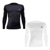 Pack X2 Remera Térmica Manga Larga Gdo Primera Piel Heat