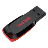 Pendrive 64gb Sandisk Usb 2.0 Cruzer Blade -pc-