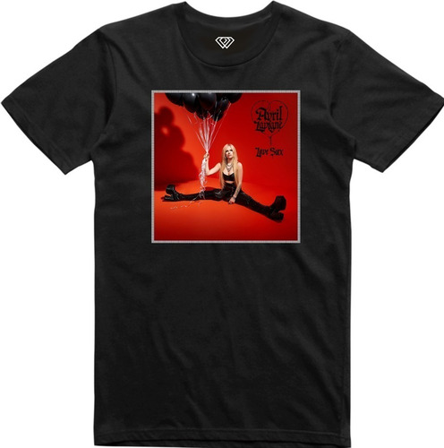 Playera T-shirt Portada Álbum Love Sux Avril Lavigne 