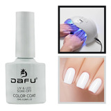 Esmalte Branco Seca Na Cabine Unha Em Gel Uv E Led 10ml