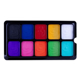 Kit | Paleta 10 Colores Mate Aqua Bonds | Body Painting